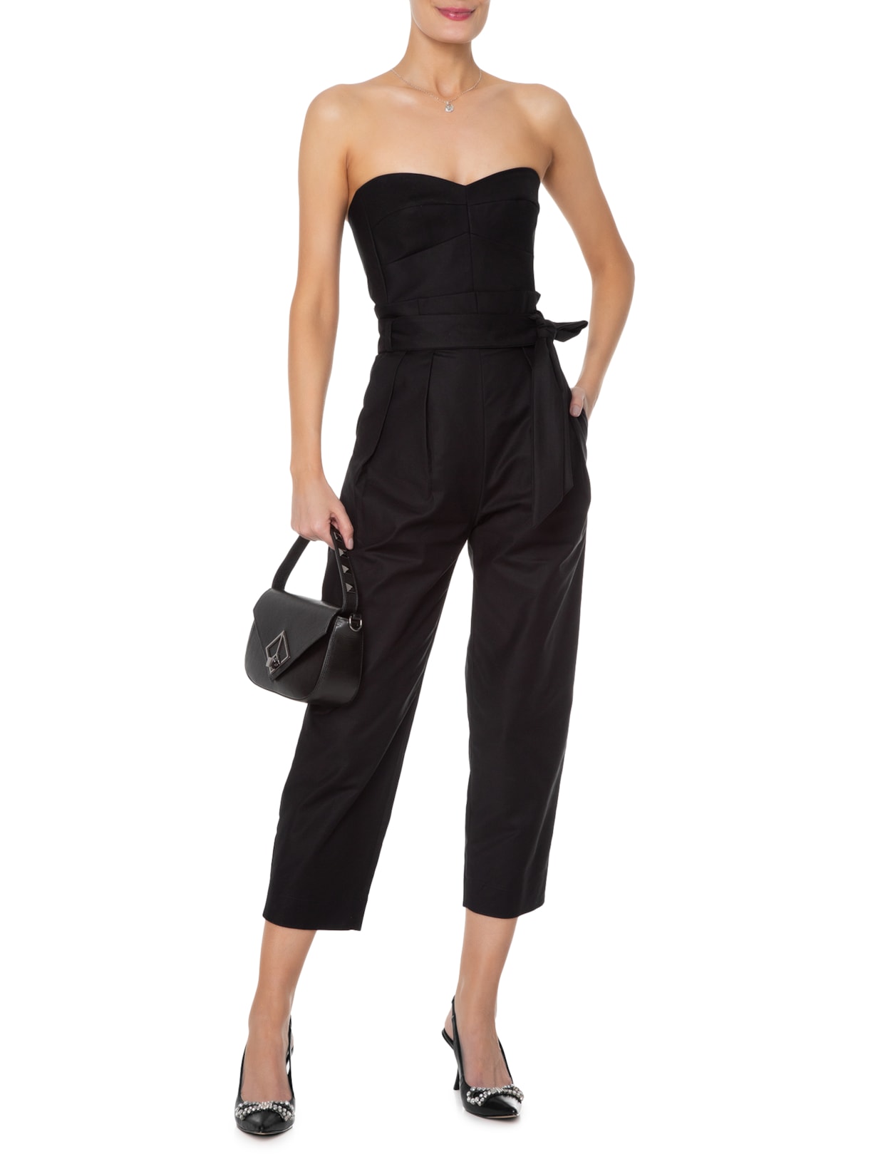 Sapato Feminino Grease Salermo Preto Luiza Barcelos