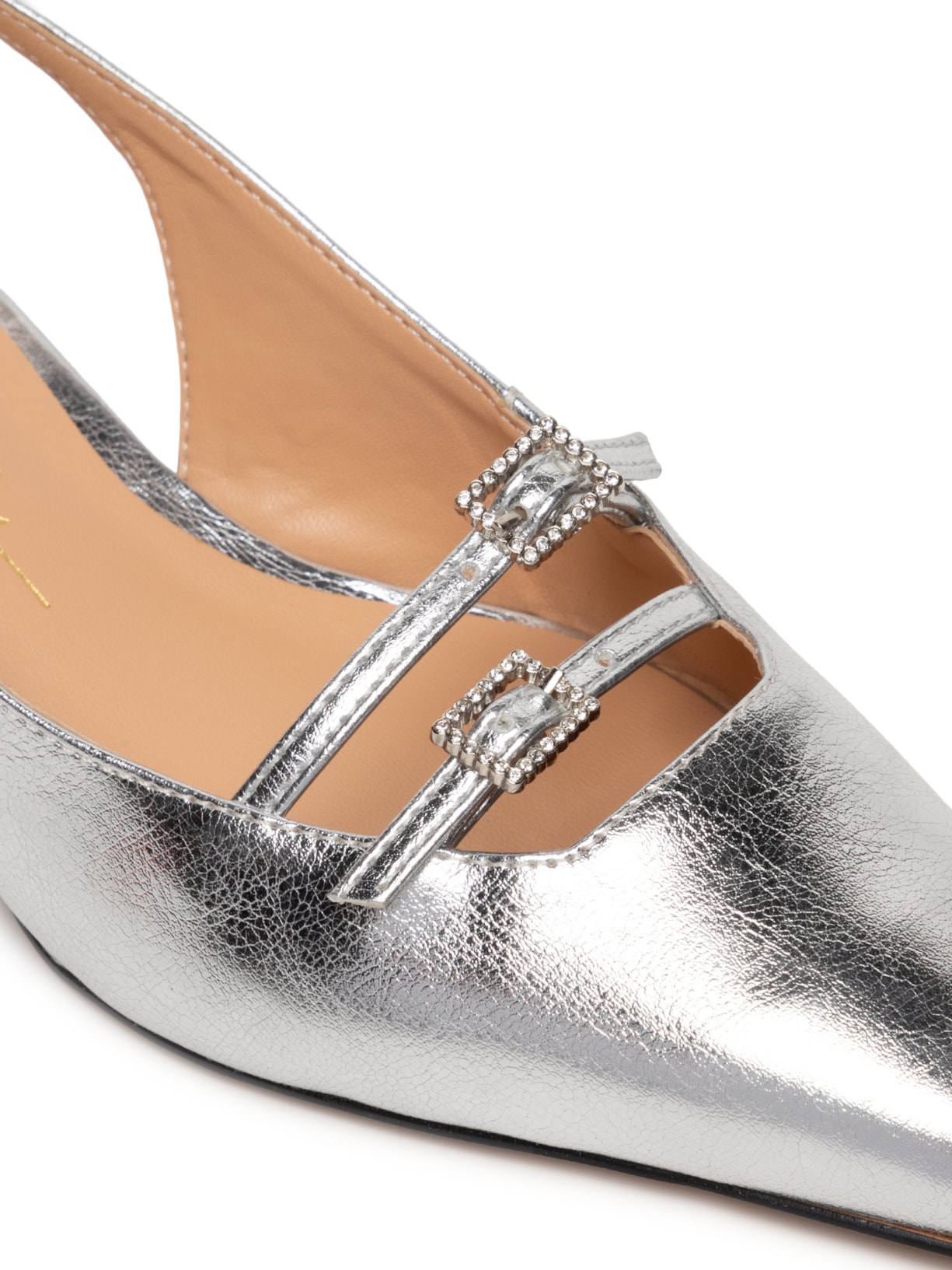 Sapato Feminino Metacolor Prateado Luiza Barcelos