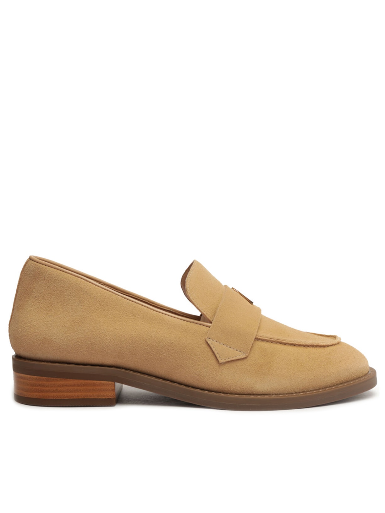 Sapato Feminino Mocassim Acamurçado - Bege