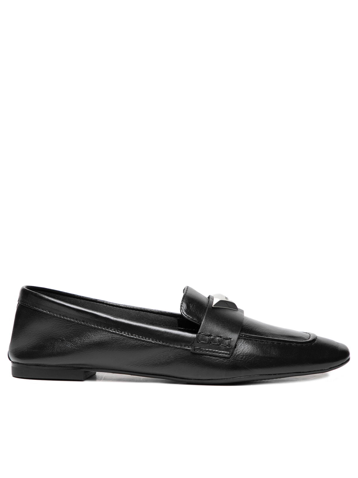 Sapato Feminino Mocassim Couro - Preto