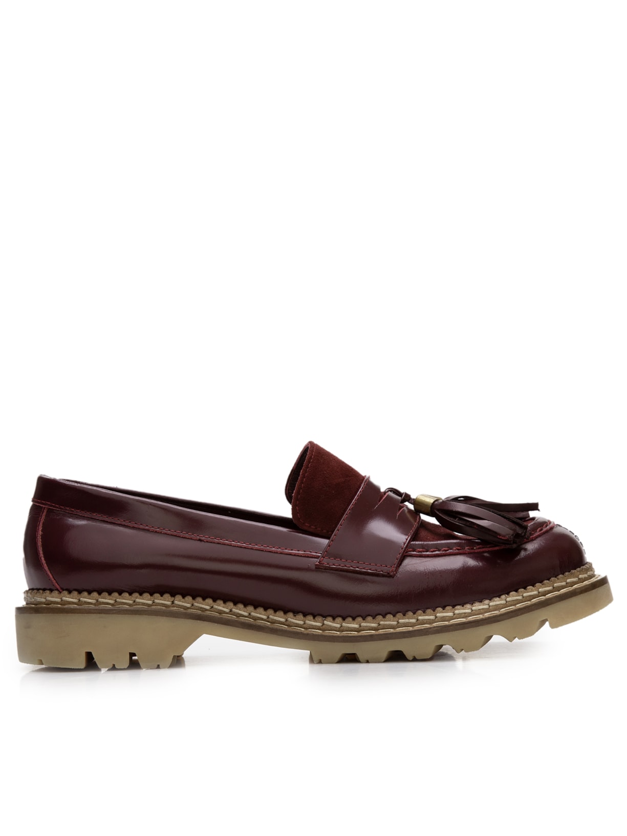 Sapato Feminino Mocassim Roberta 123 - Vinho