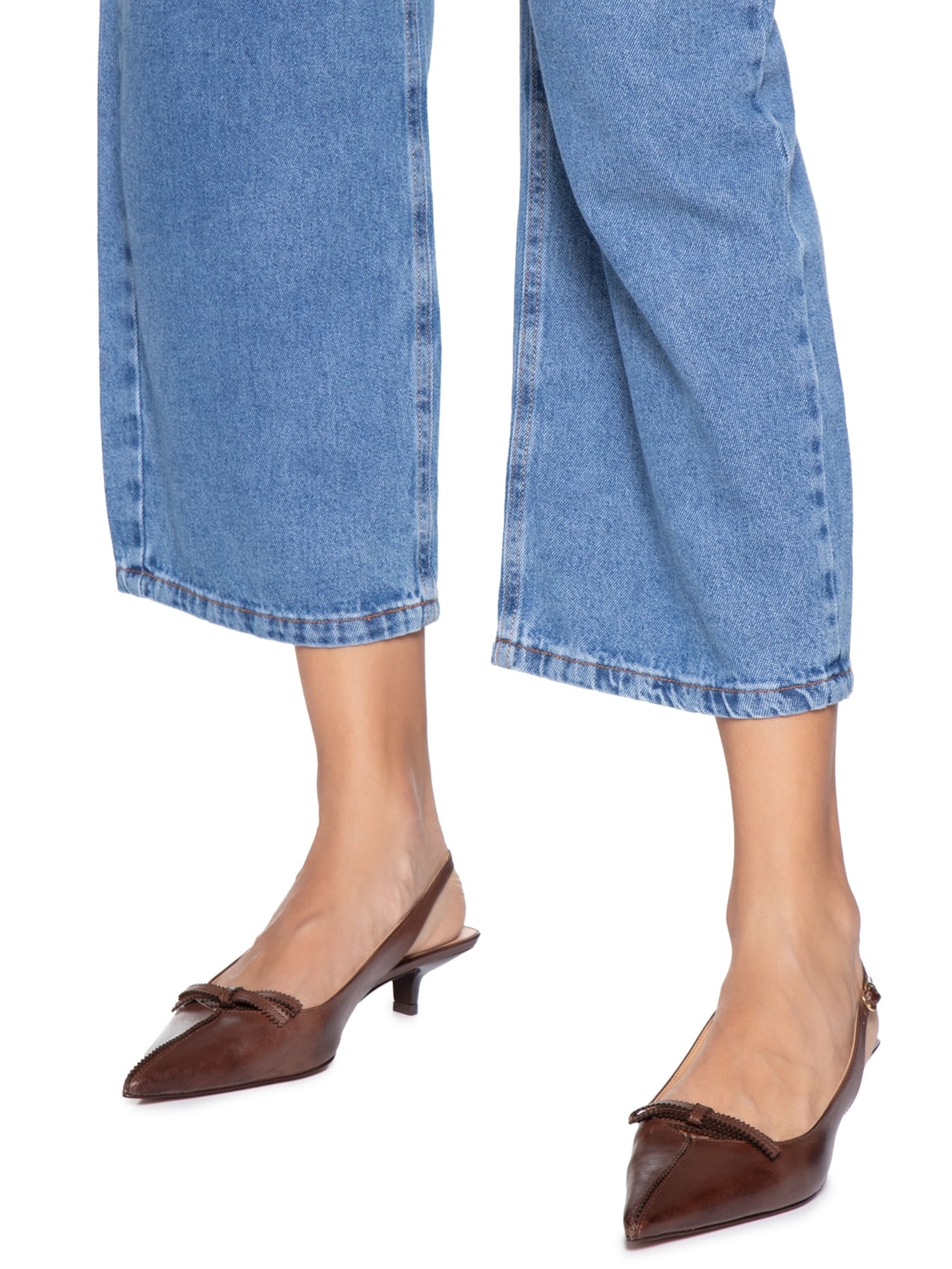 Sapato Feminino Mogno Marrom Luiza Barcelos