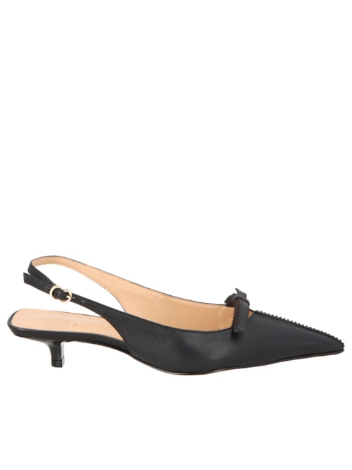 Sapato Feminino Mogno - Preto