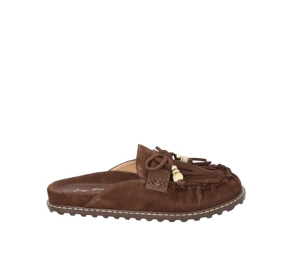 Sapato Feminino Mule Camurça - Marrom