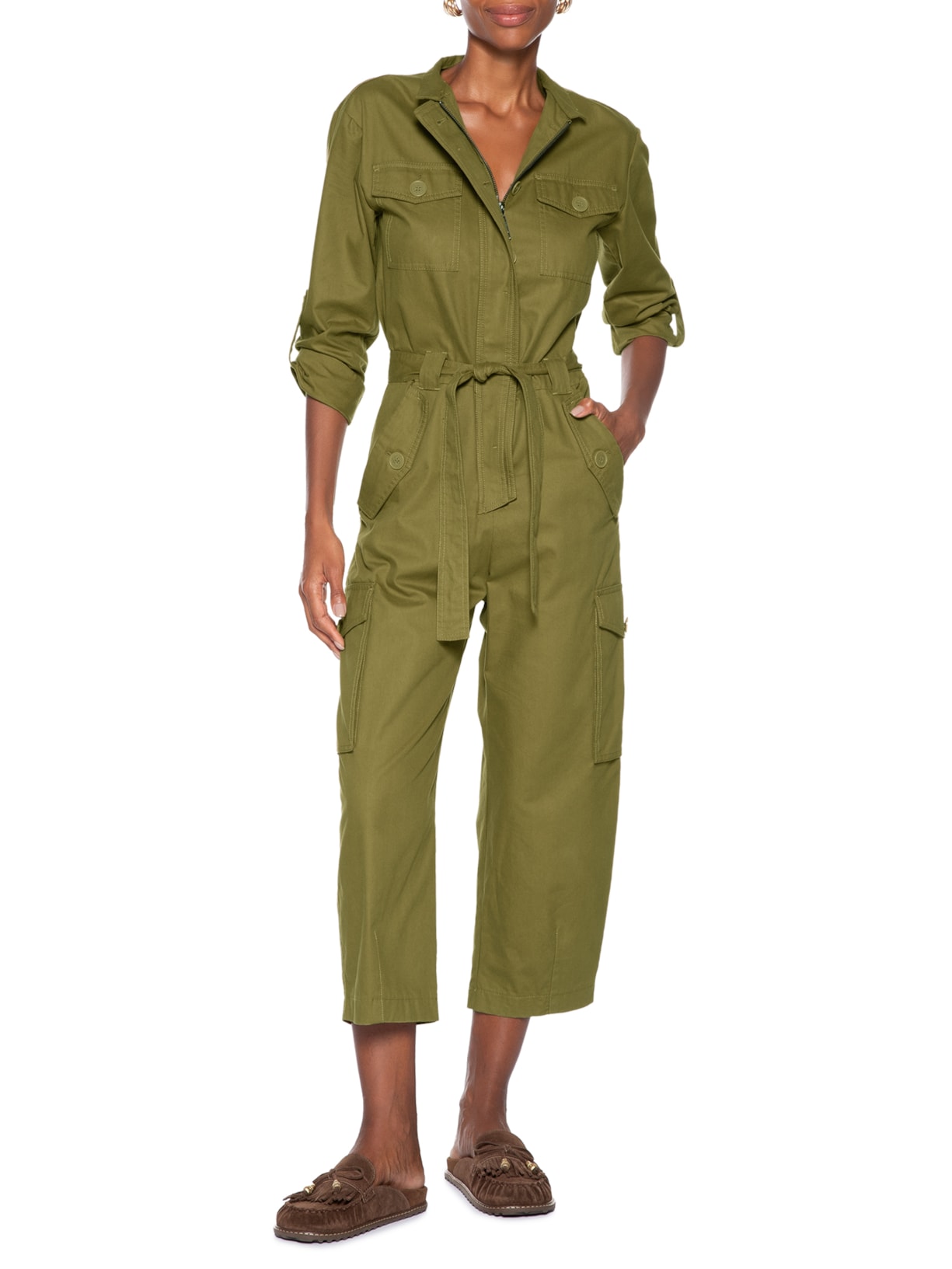 Sapato Feminino Mule Camurça Marrom Luiza Barcelos