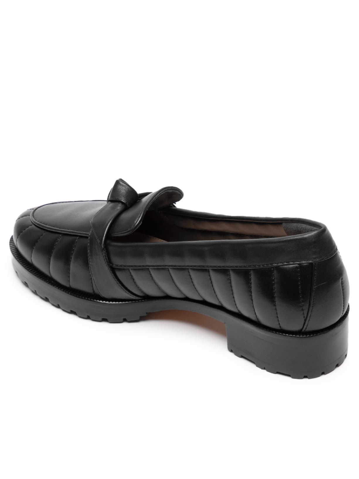 Sapato Feminino Quilted Clarita Loafer Alexandre Birman Preto