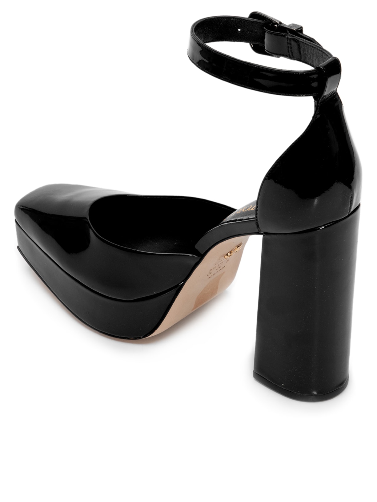 Sapato Feminino Scarpin Ayla + Nati Vozza Preto Paula Torres + Nati Vozza