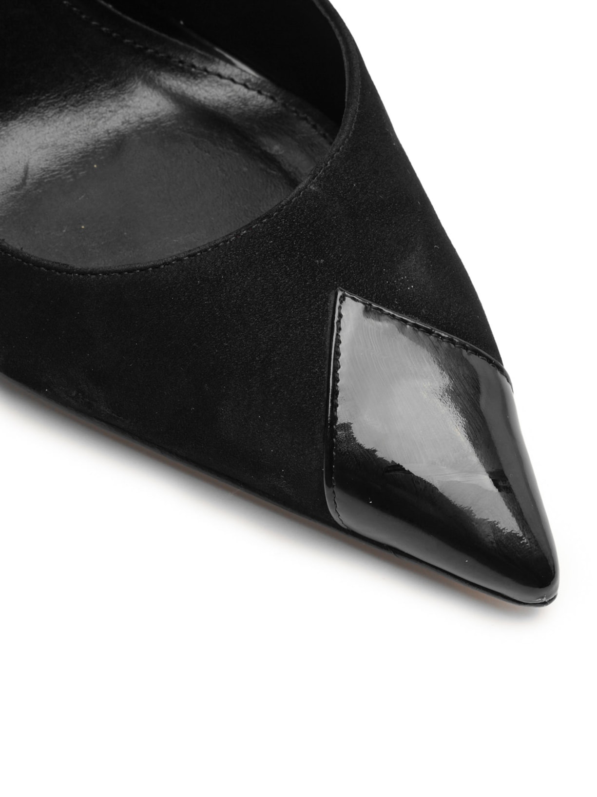 Sapato Feminino Scarpin Elfie Camurça Preto Schutz