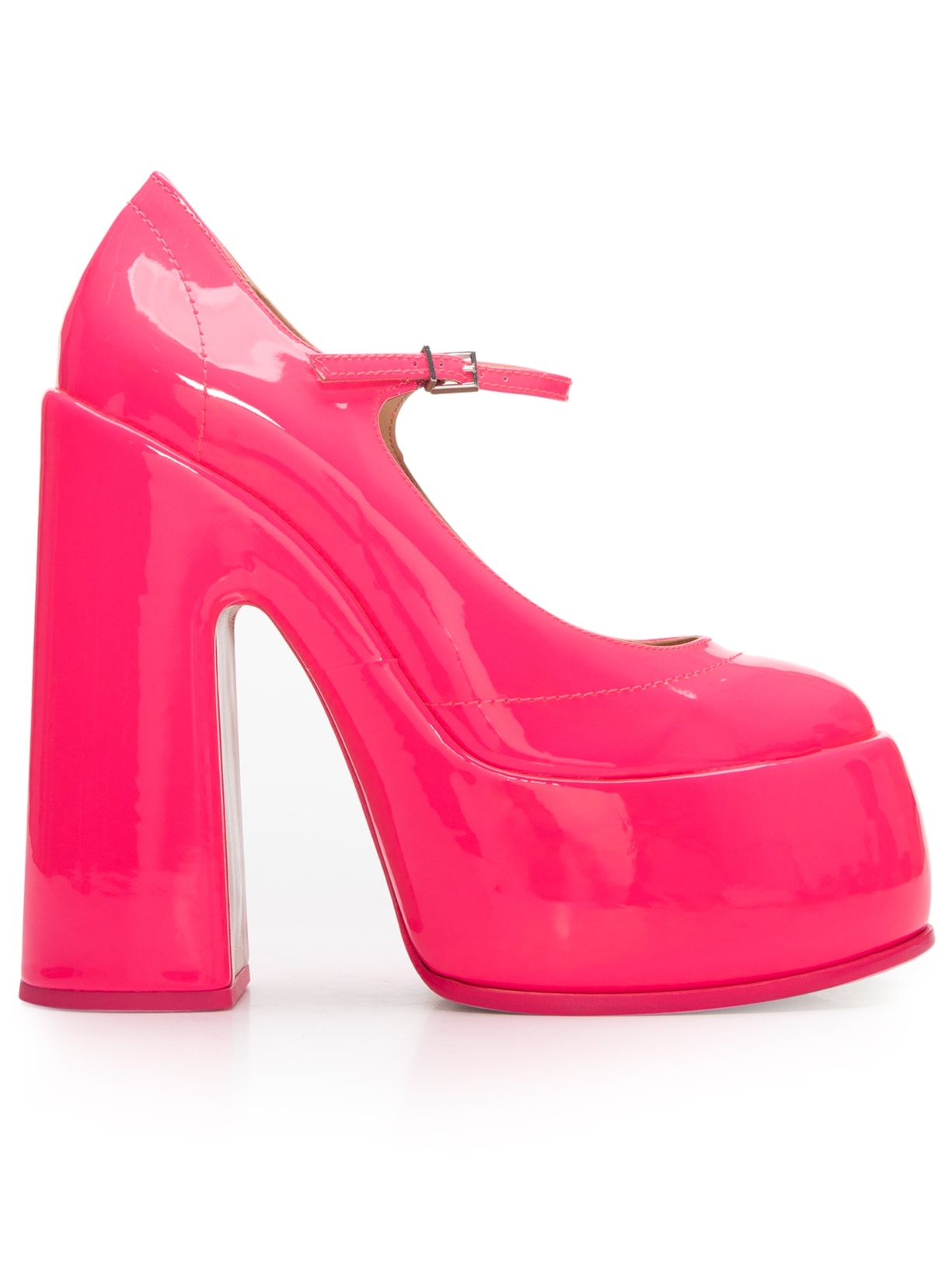 Sapato Feminino Scarpin Meia Pata Verniz Zayne - Rosa