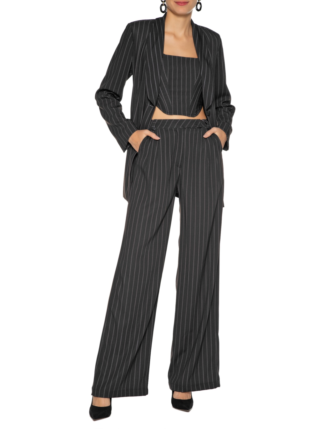 Sapato Feminino Scarpin Preto Schutz