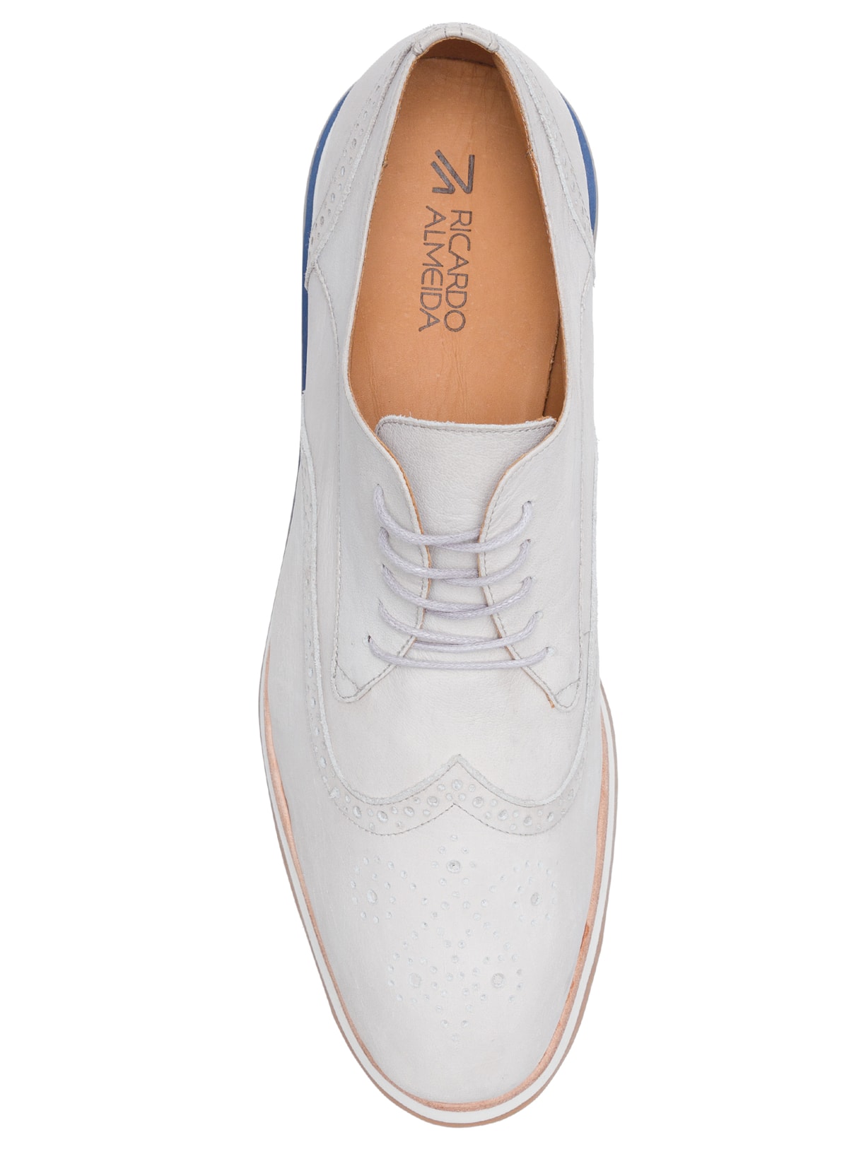 Ricardo Almeida Sapato Masculino Brogue Eva Cinza - Main Image