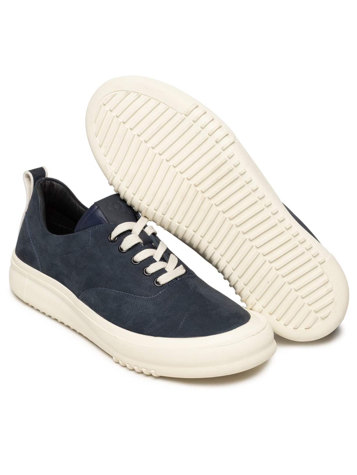 Sapato Masculino Casual Em Couro Legítimo Azul '2 Essential