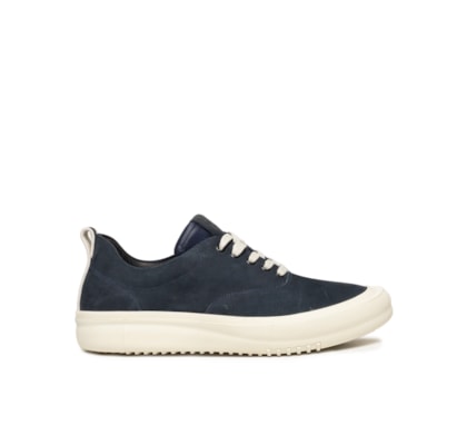 Sapato Masculino Casual Em Couro Legítimo - Azul