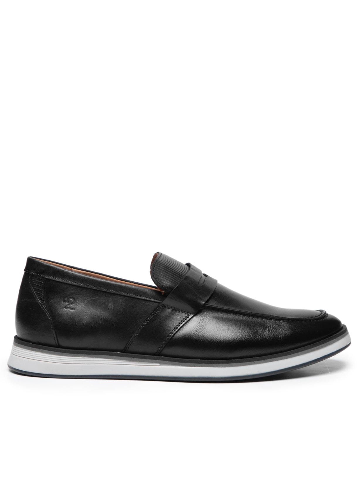 Sapato Masculino Casual Mocassim Comfy - Preto