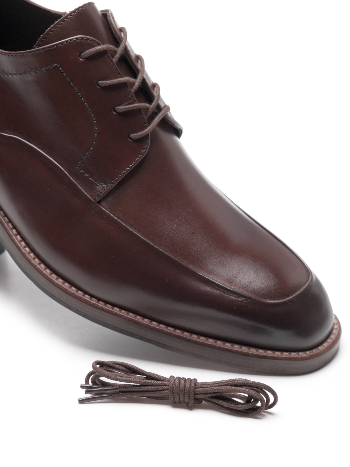Sapato Masculino Derby Andrews Whisky Marrom Brogan