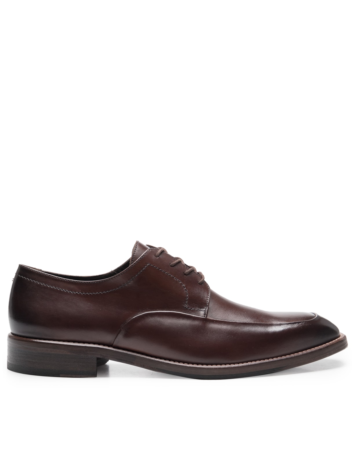 Sapato Masculino Derby Andrews Whisky Marrom Brogan