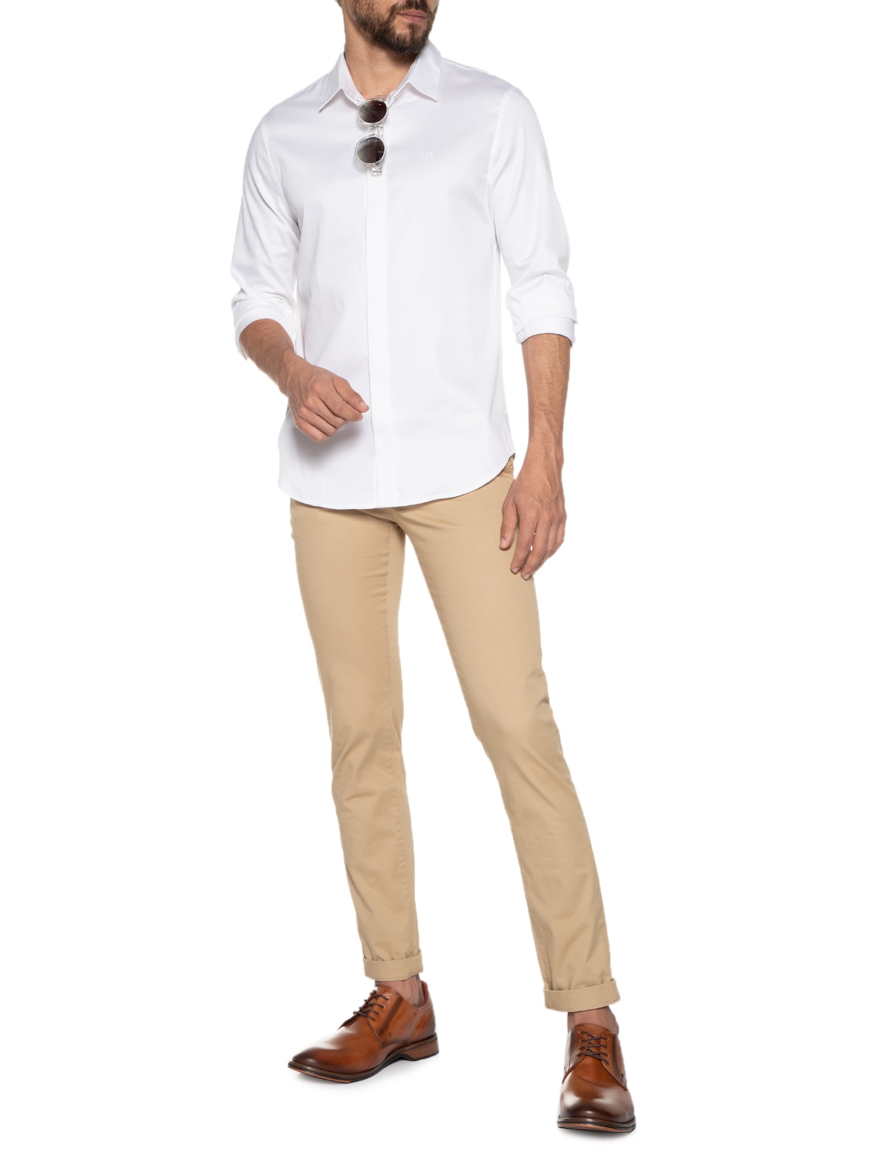 Sapato Masculino Derby Couro Marrom '2 Essential