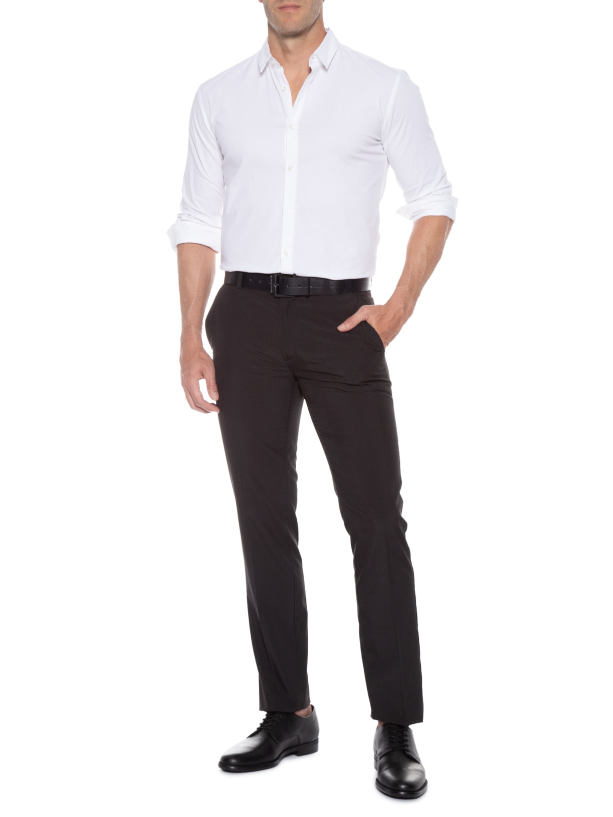 Sapato Masculino Derby Kyron Preto Hugo