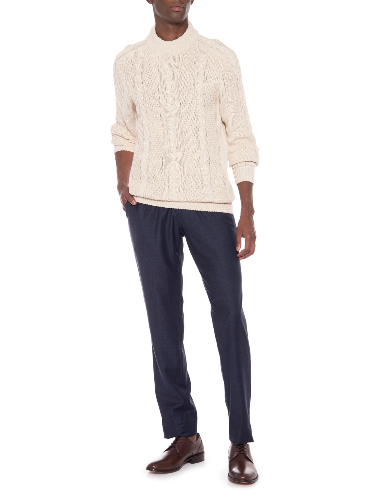 Sapato Masculino Derby Liso Marrom Trecolli