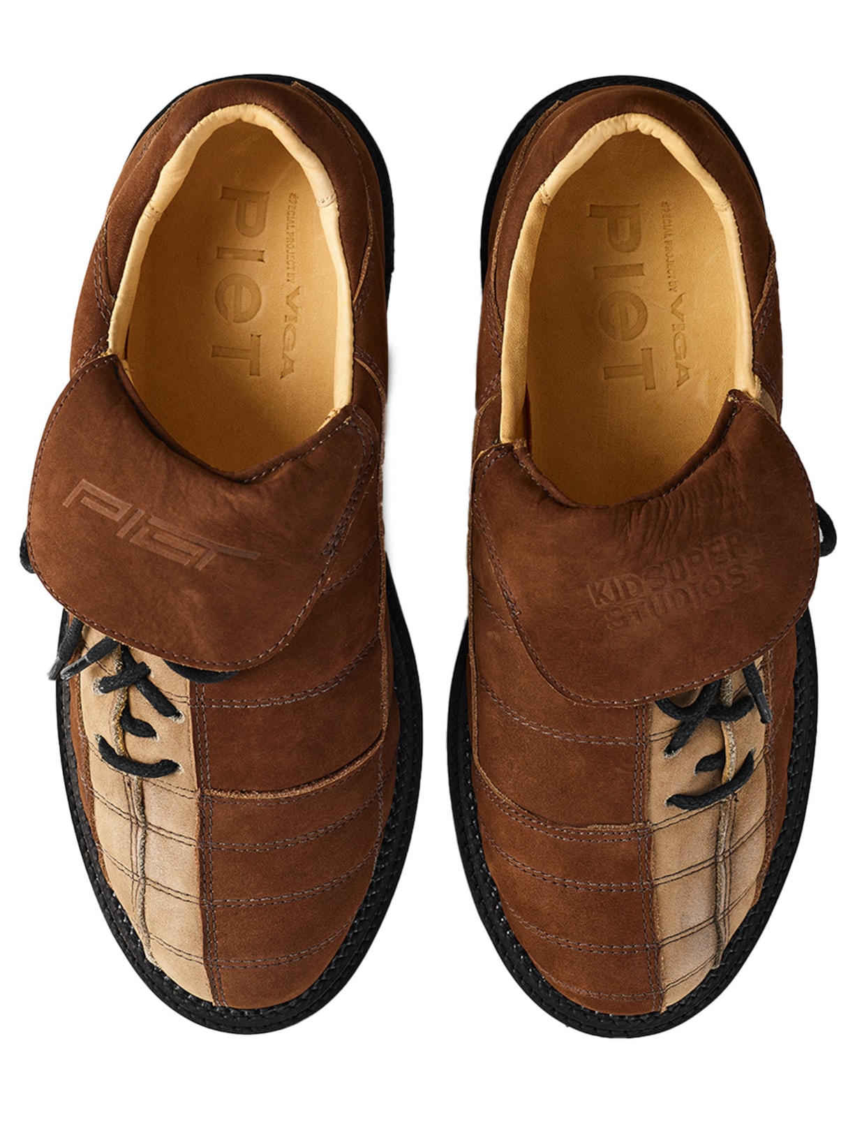 Sapato Masculino Derby Soccer Bege Piet + Kidsuper