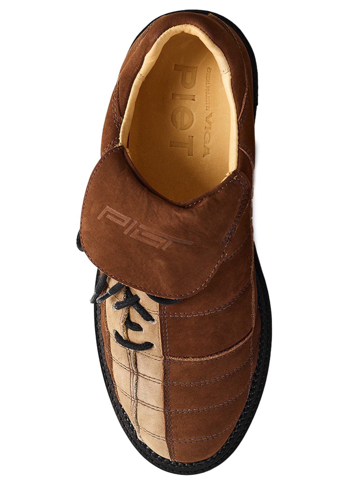 Sapato Masculino Derby Soccer Bege Piet + Kidsuper