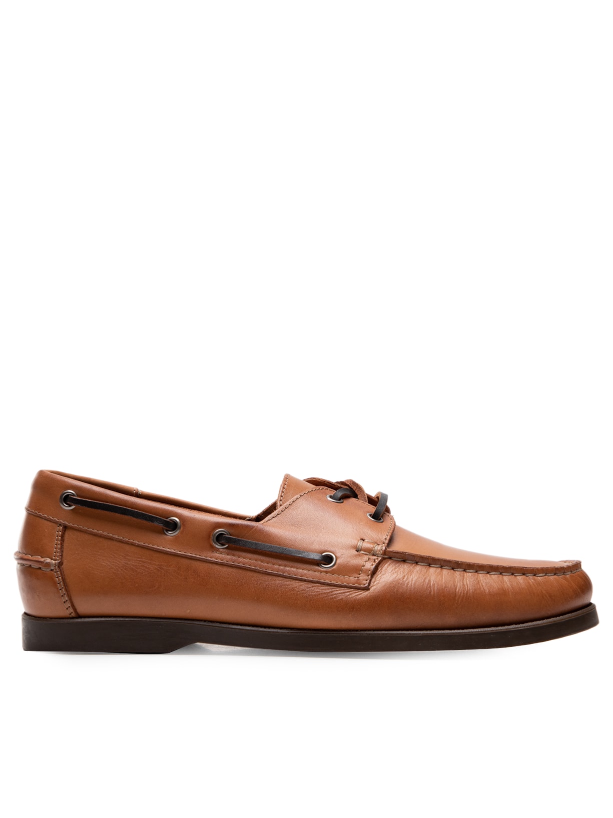 Sapato Masculino Dockside Couro - Marrom