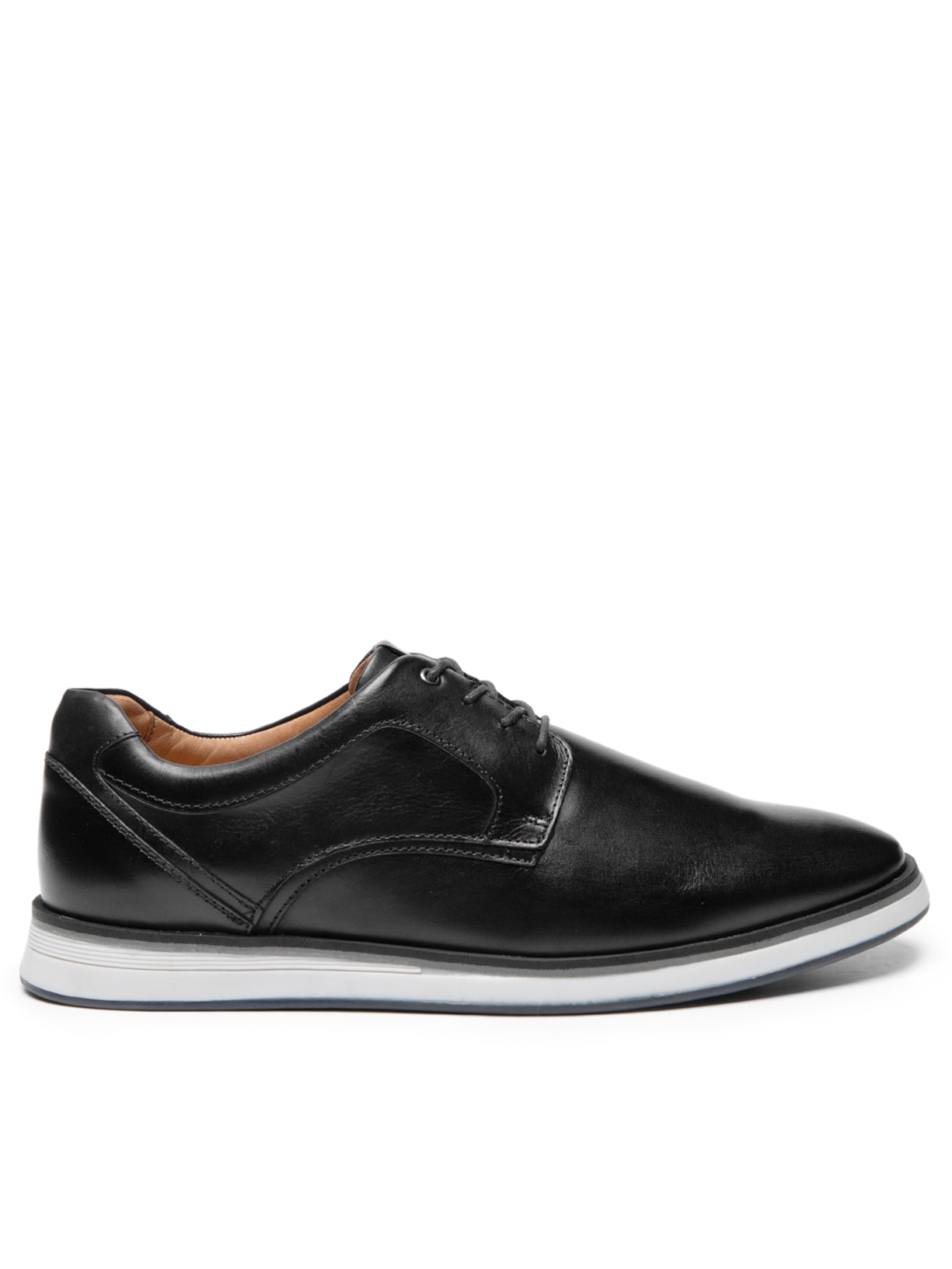 Sapato Masculino Docksider Casual Couro - Preto
