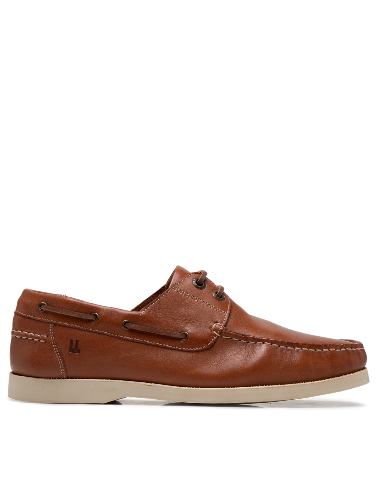 Sapato Masculino Docksider Couro - Marrom