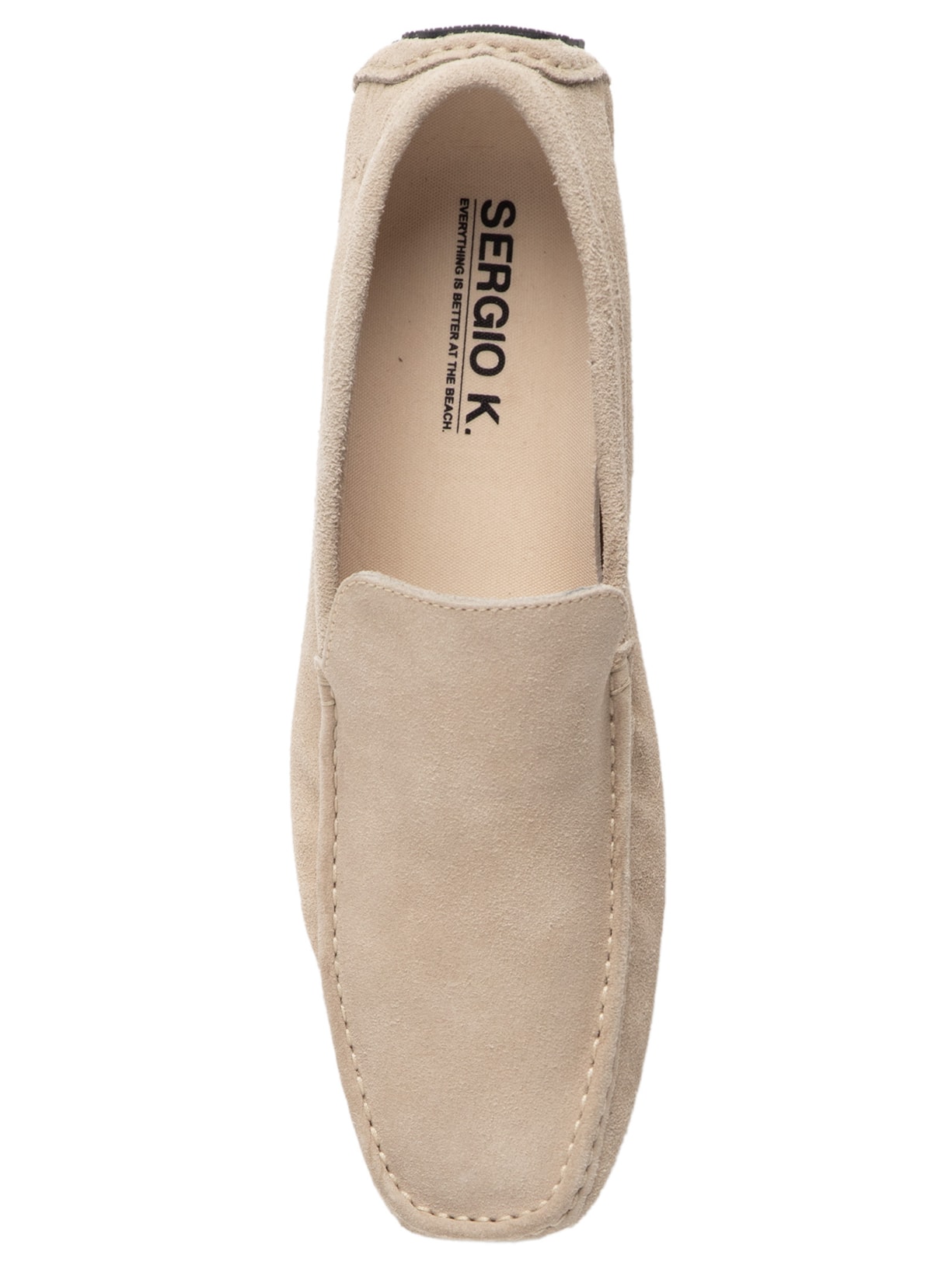 Sapato Masculino Drive Liso Bege Sergio K