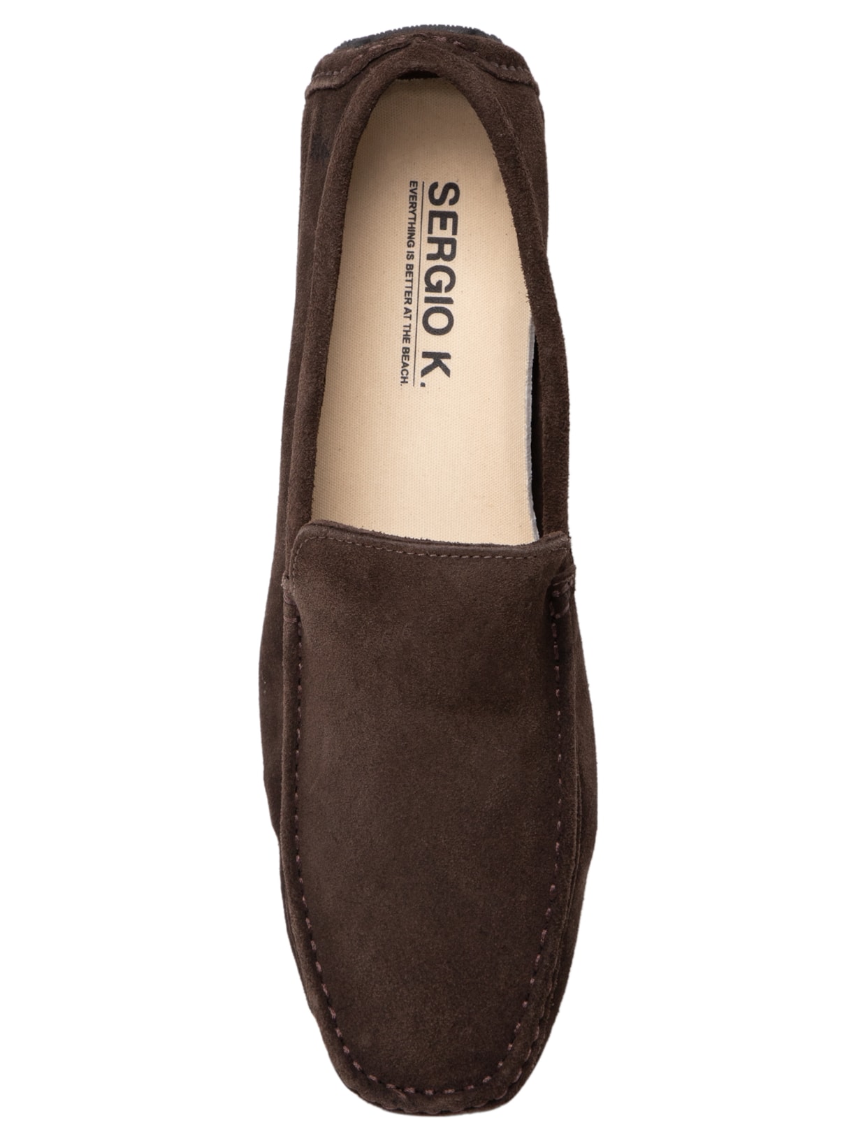 Sapato Masculino Drive Liso Marrom Sergio K