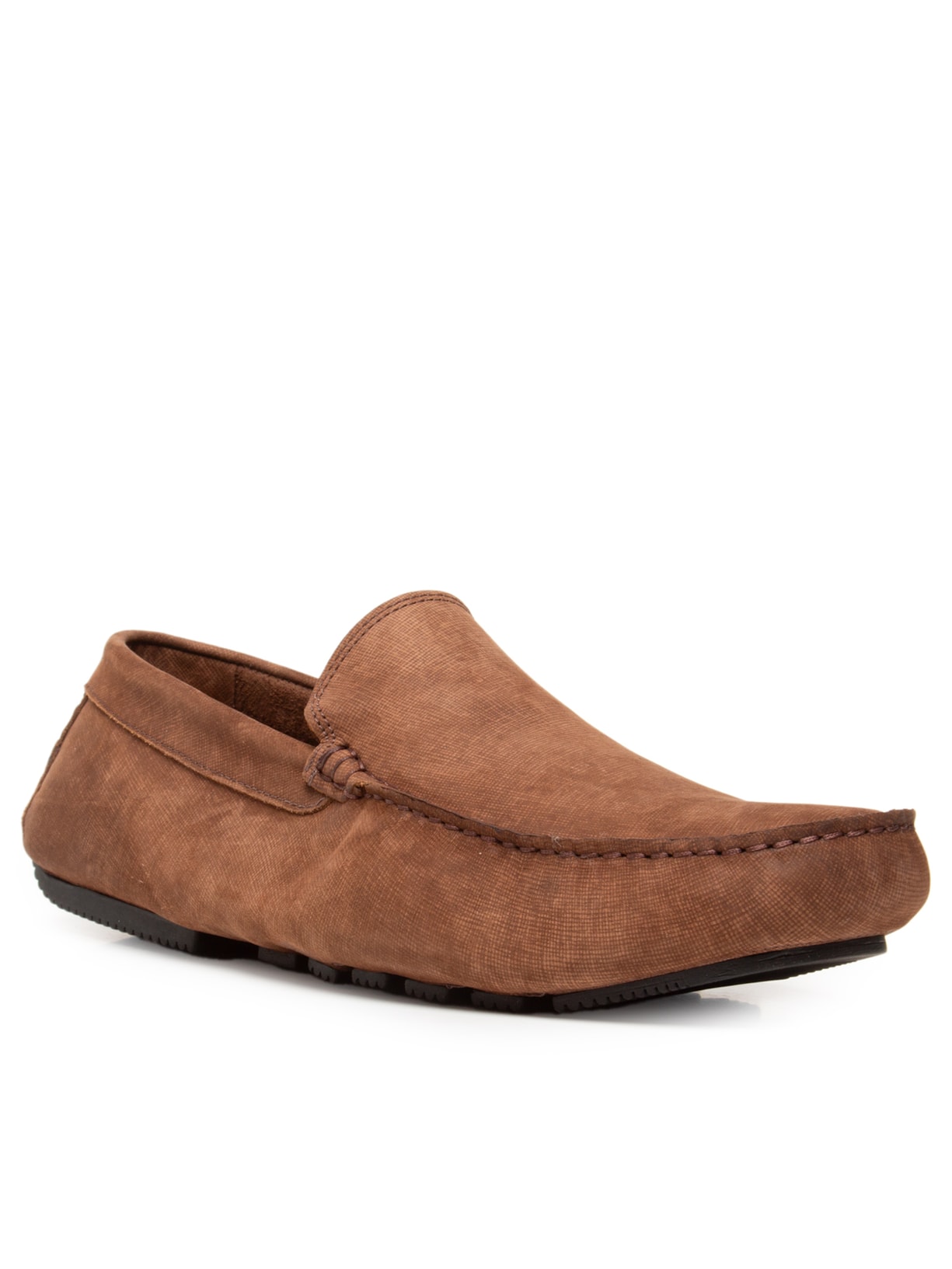 Sapato Masculino Driver Mocassim Suede Bege '2 Essential