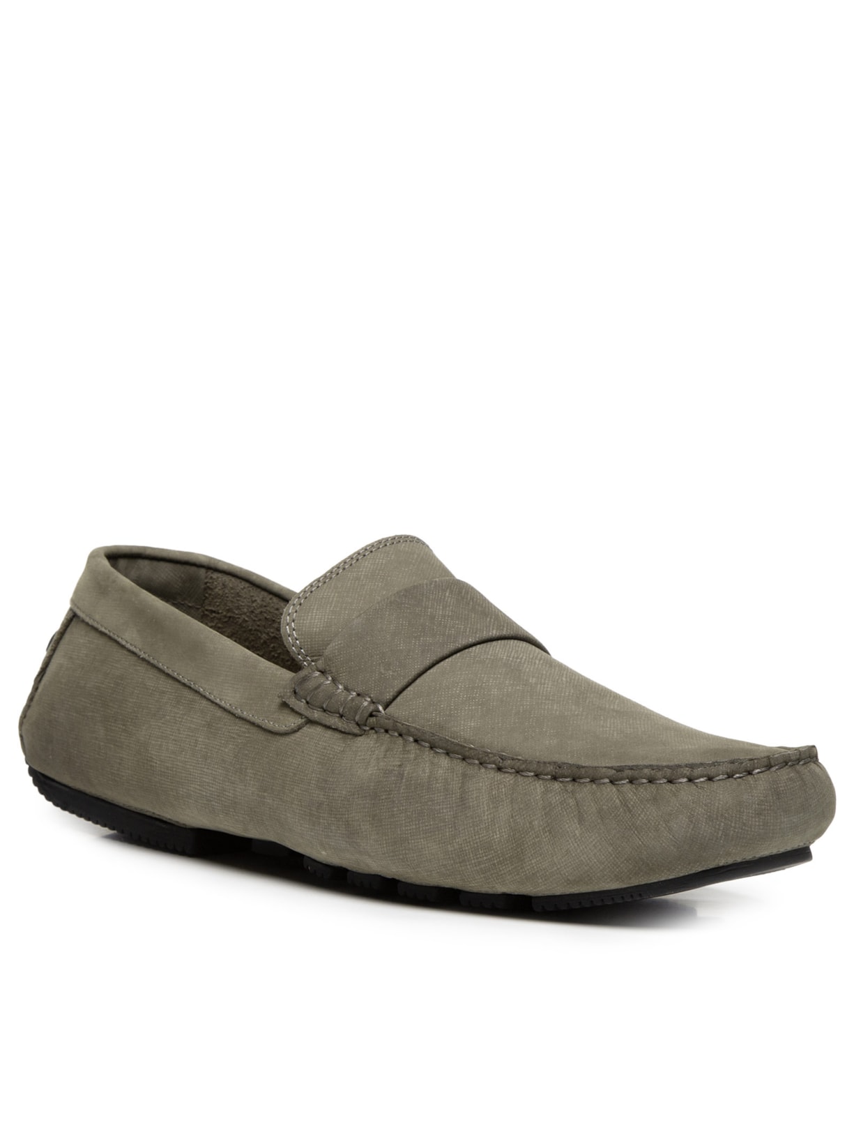Sapato Masculino Driver Penny Loafer Suede Bege '2 Essential
