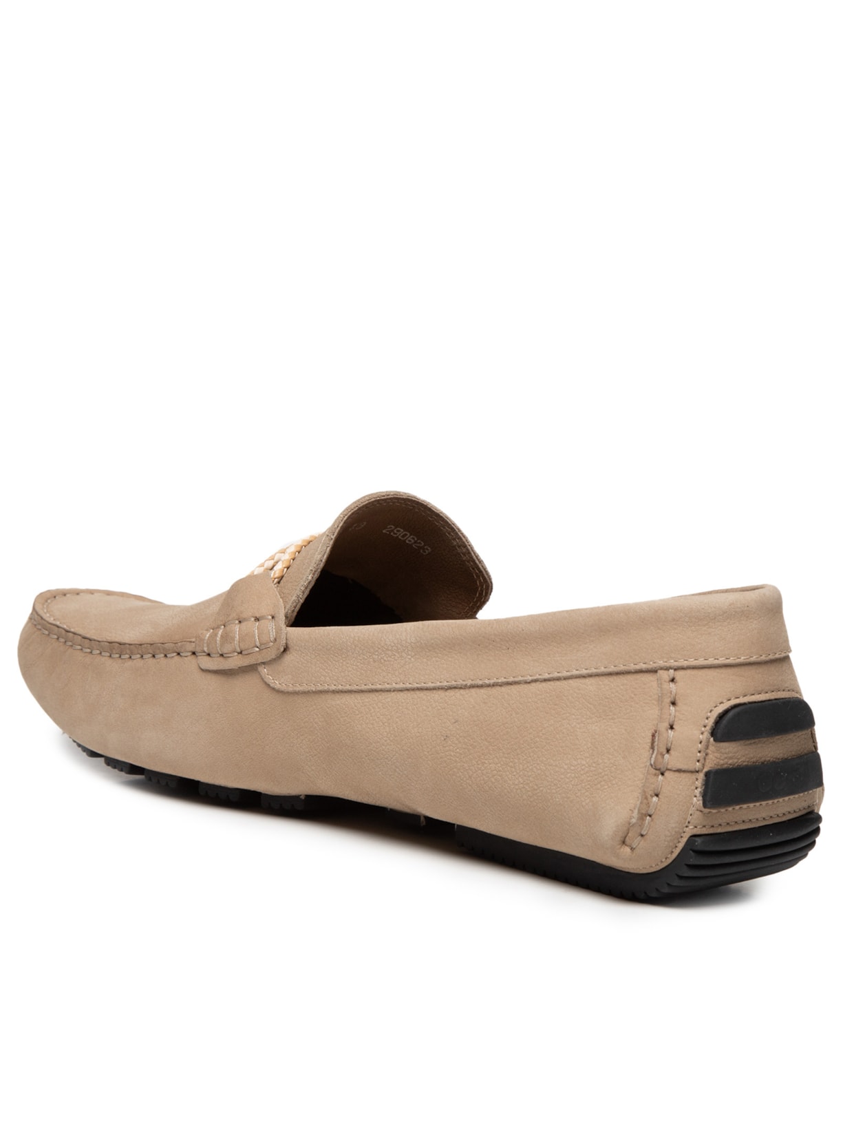 Sapato Masculino Driver Penny Loafer Suede Bege '2 Essential