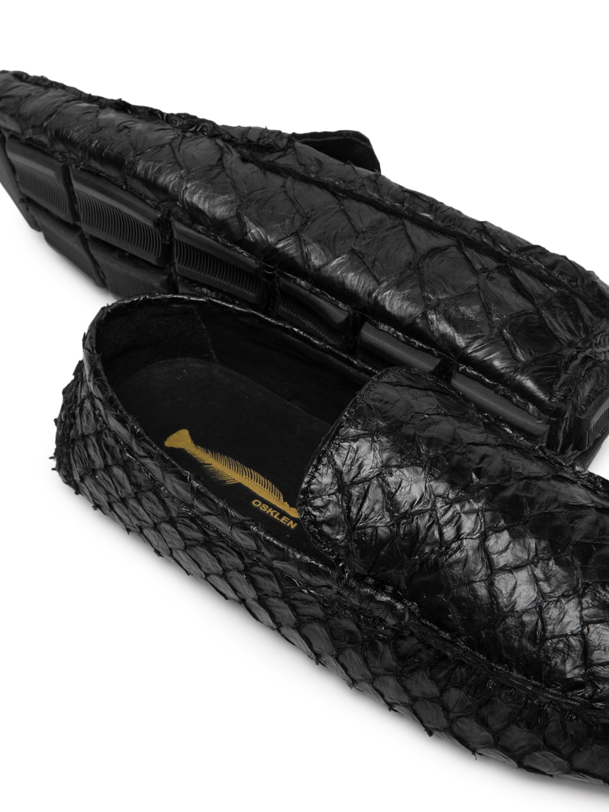 Sapato Masculino Driver Pirarucu Preto Osklen