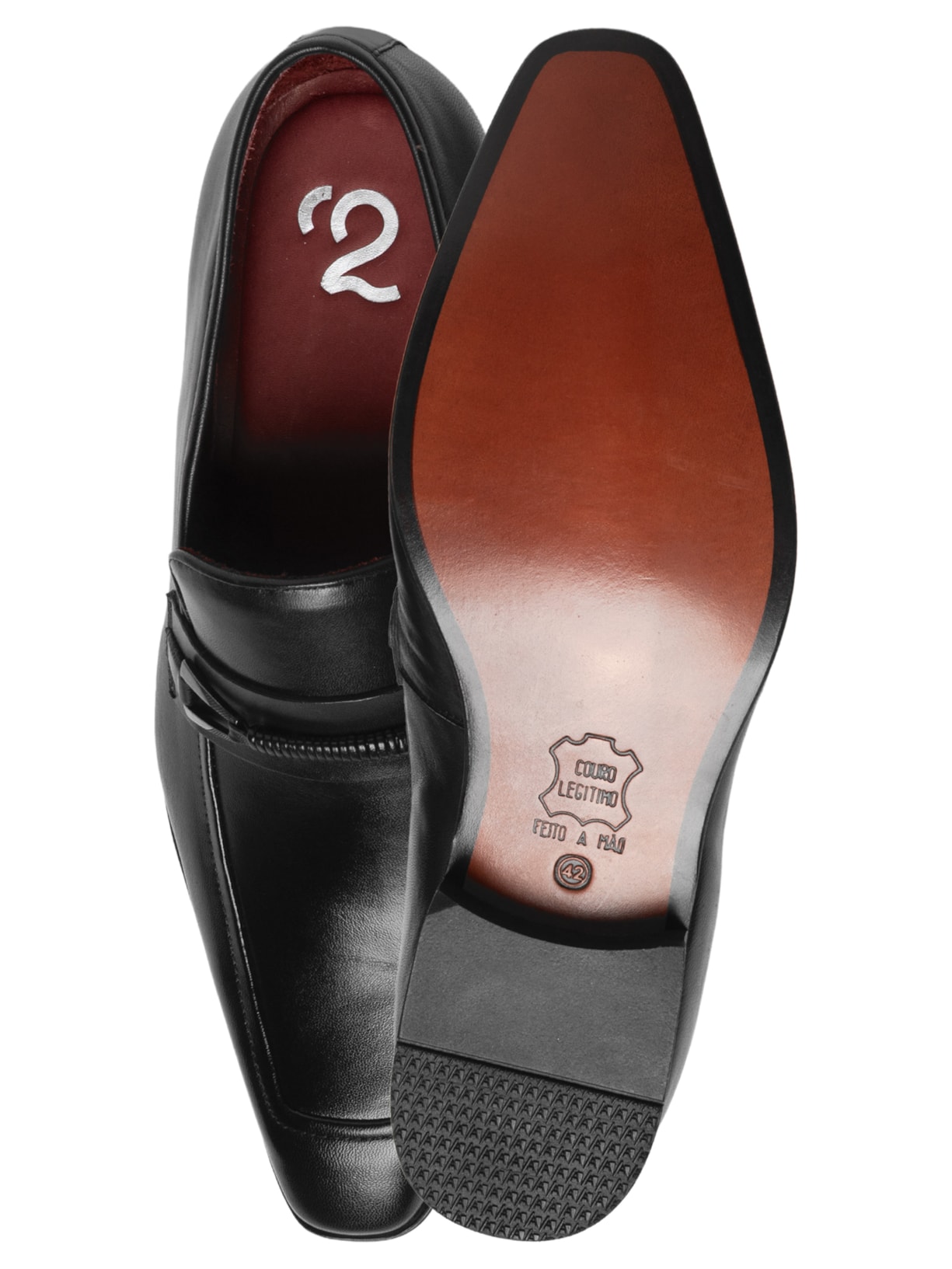 Sapato Masculino Loafer Couro Preto '2 Essential