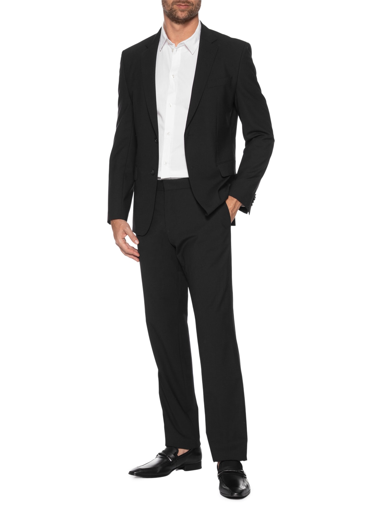 Sapato Masculino Loafer Couro Preto '2 Essential