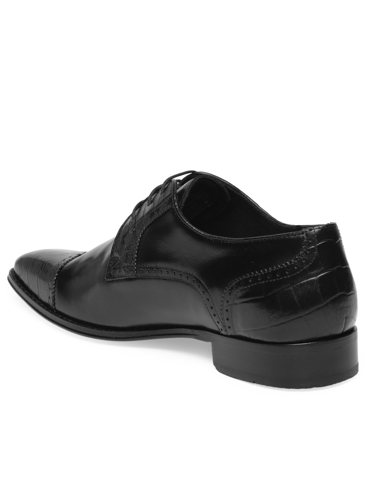 Sapato Masculino Loafer Croco Preto '2 Essential