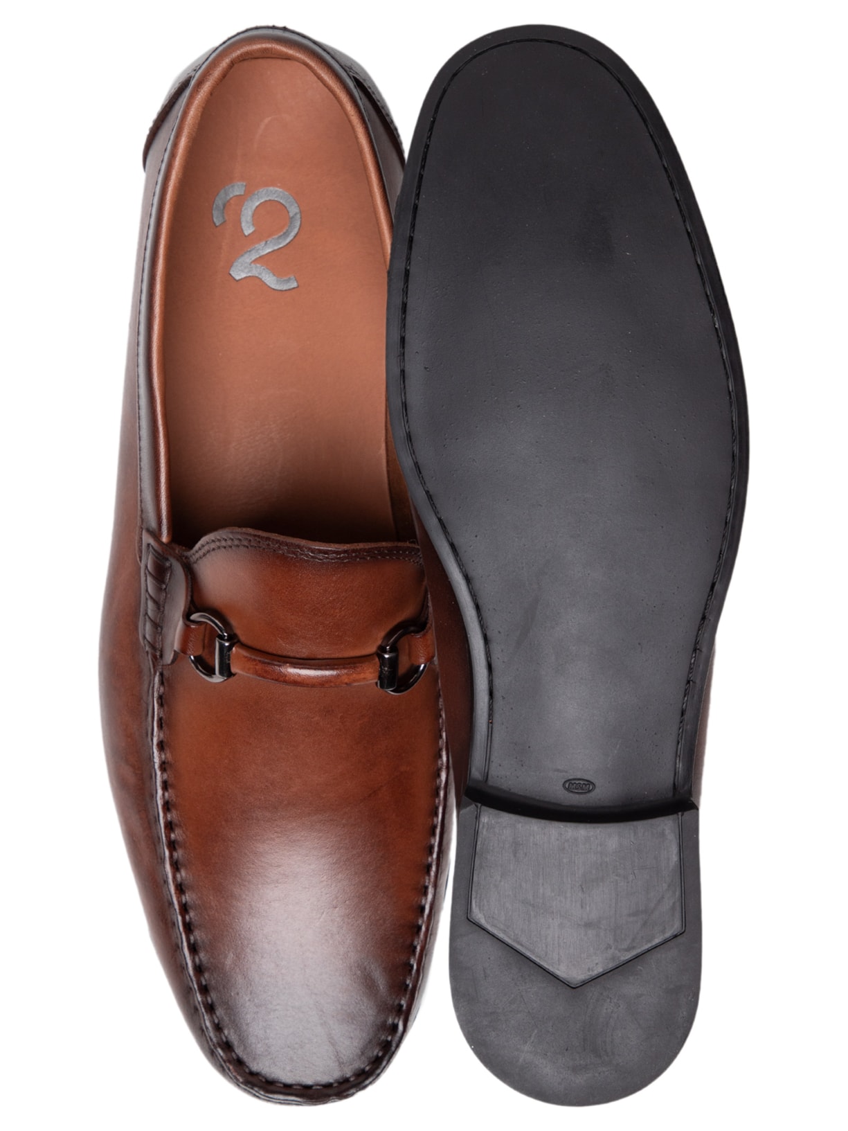 Sapato Masculino Loafer Em Couro Marrom '2 Essential