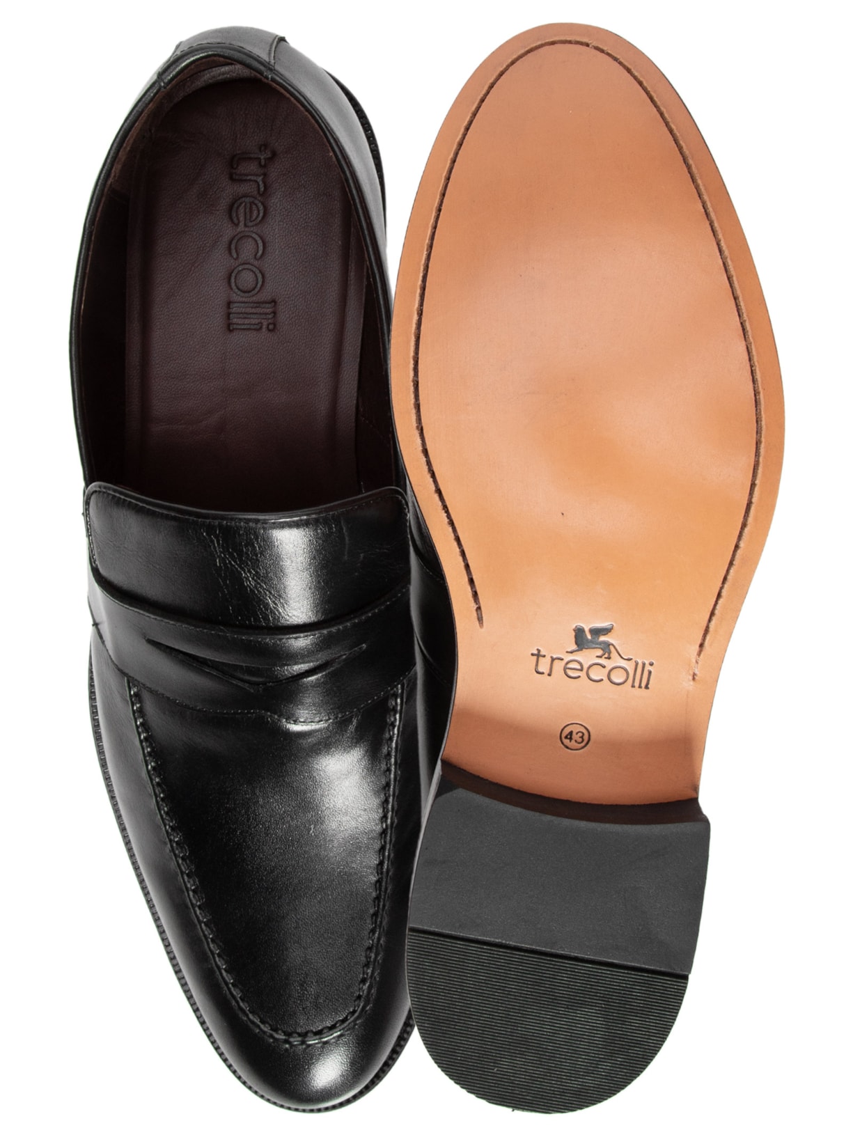 Sapato Masculino Loafer Longtie Preto Trecolli