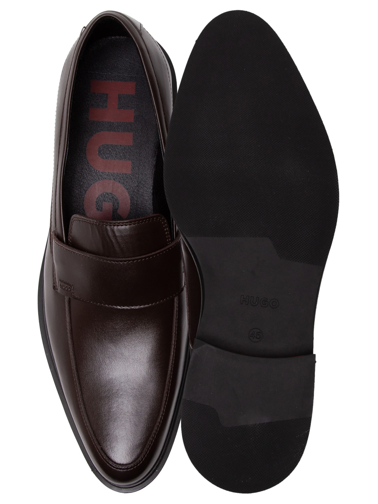 Sapato Masculino Loafer Marrom Hugo