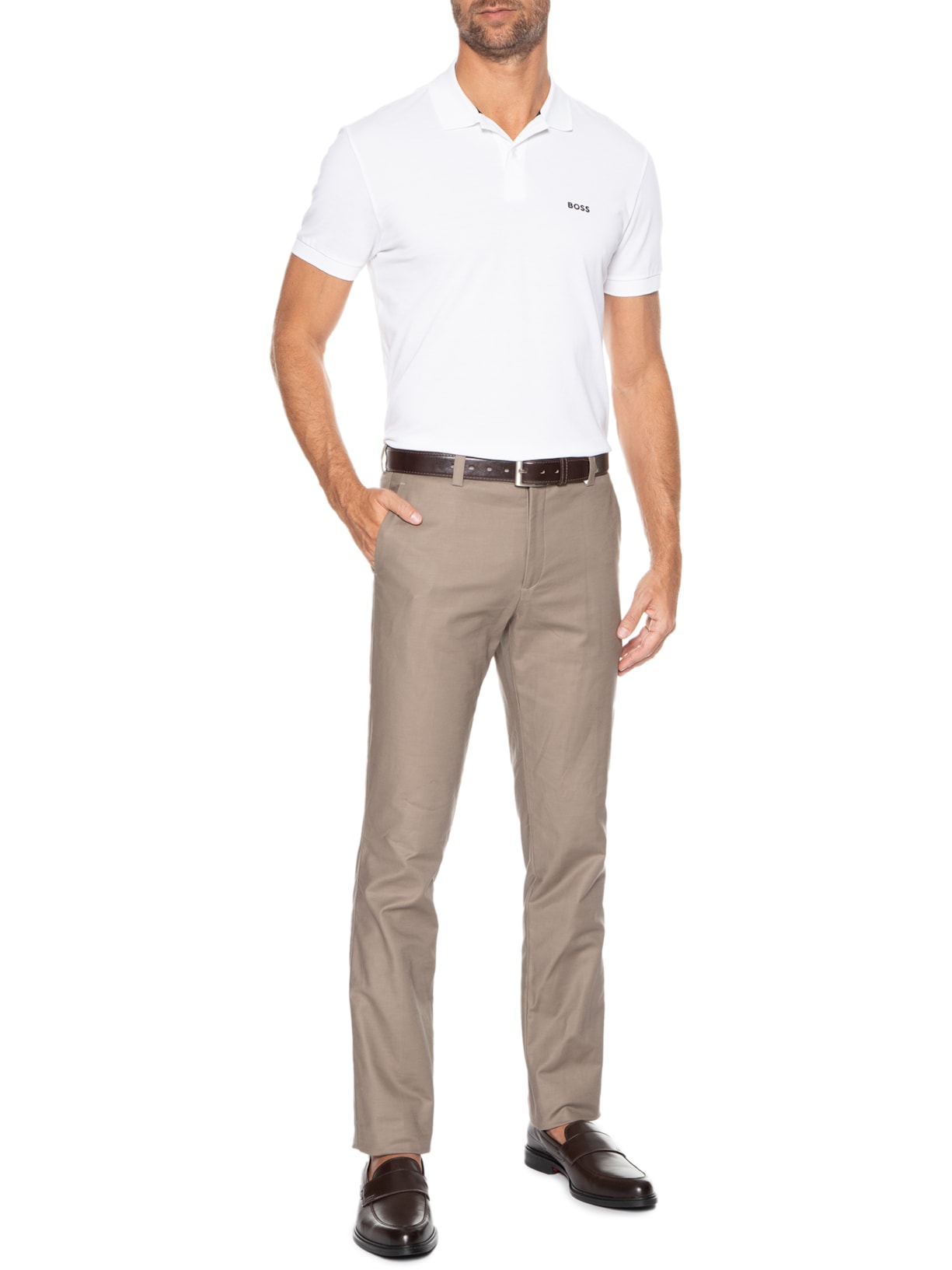 Sapato Masculino Loafer Marrom Hugo