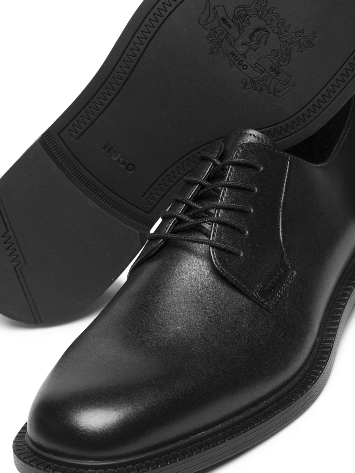 Sapato Masculino Lysander Derb Pllt Preto Hugo