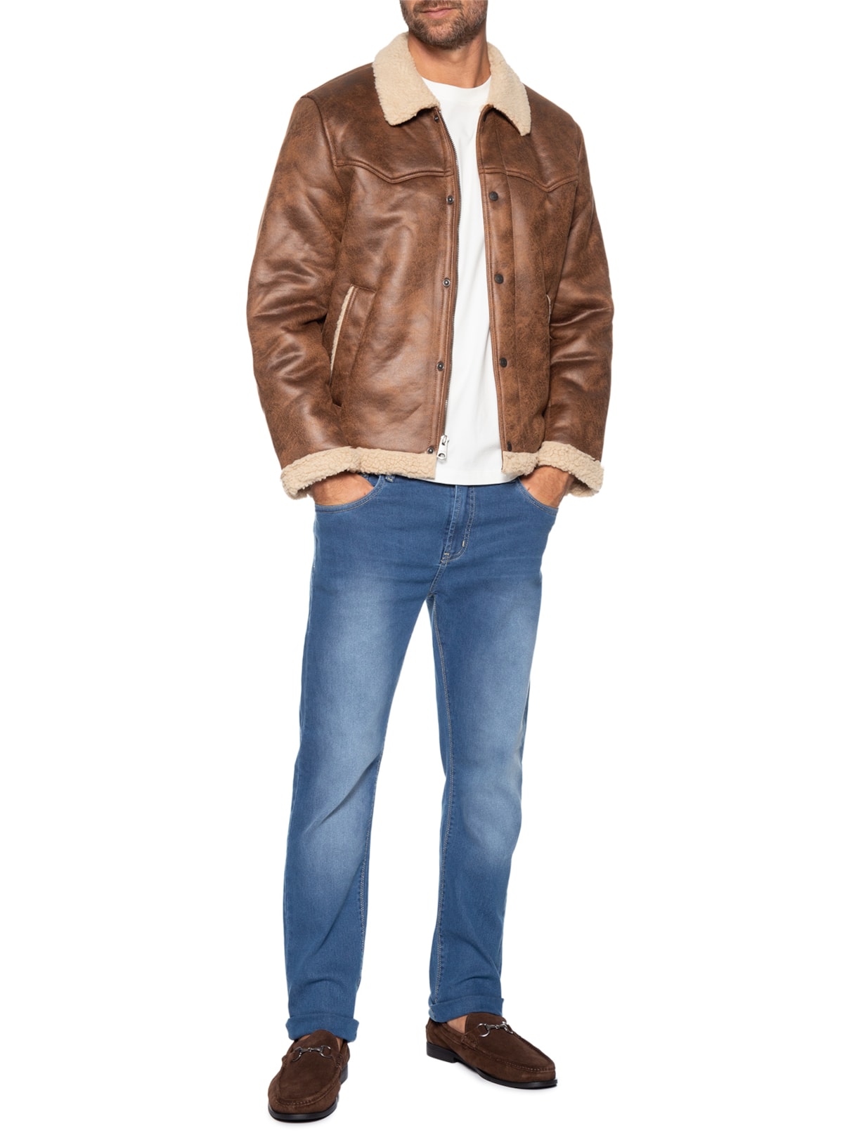 Sapato Masculino Mocassim  Buenos Aires – Marrom Sergio K