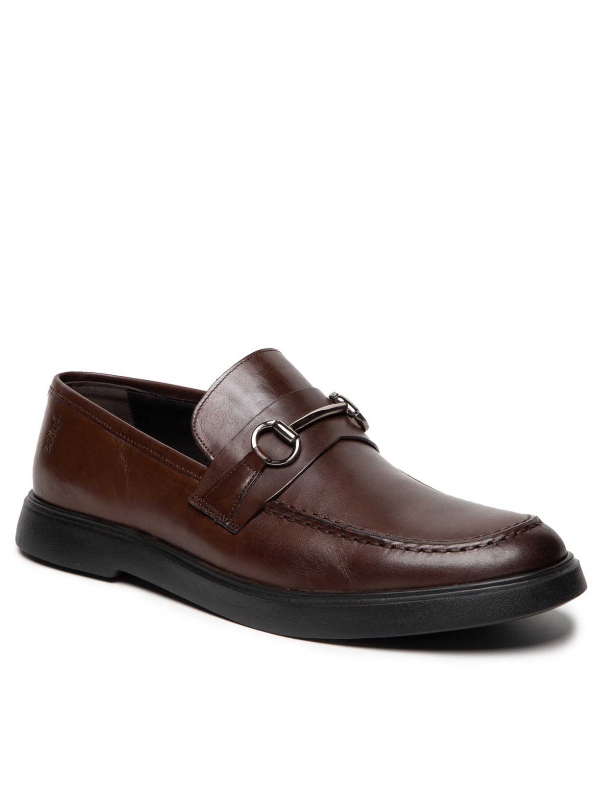 Sapato Masculino Mocassim Couro Bridão Marrom Sergio K