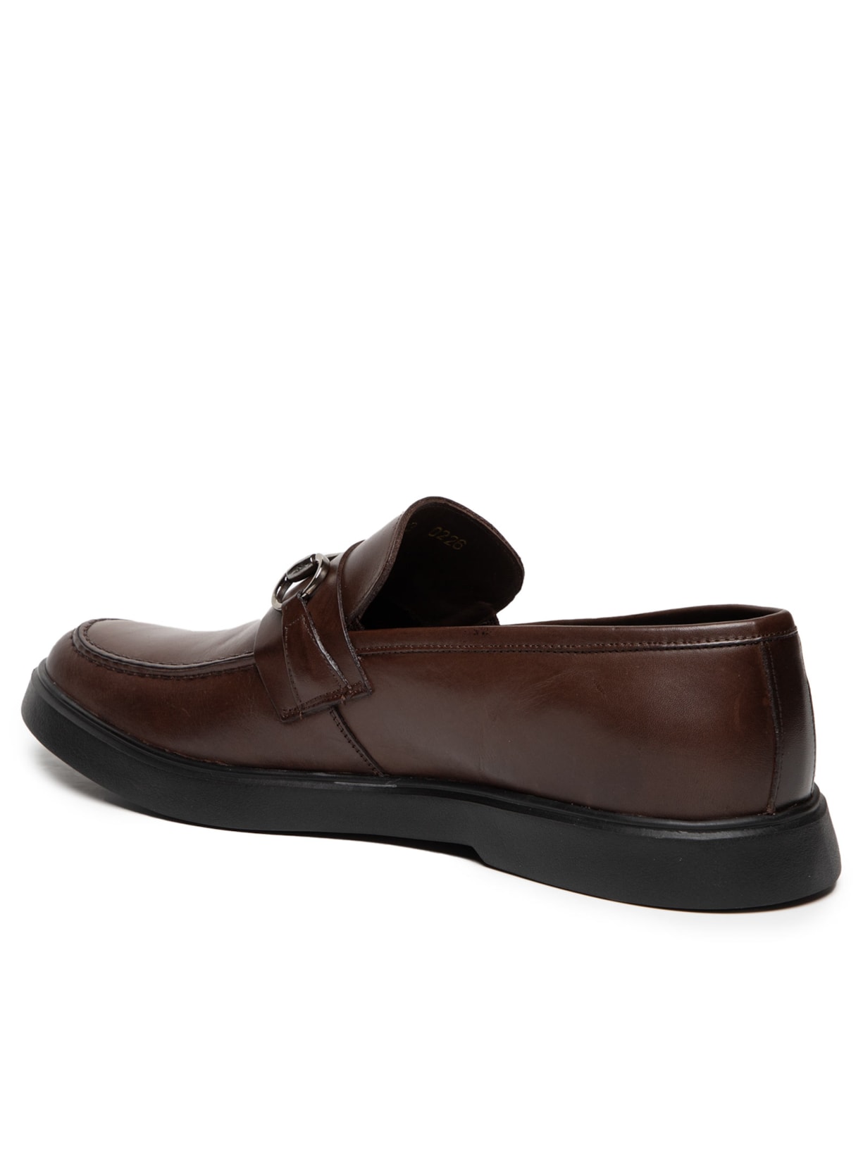 Sapato Masculino Mocassim Couro Bridão Marrom Sergio K