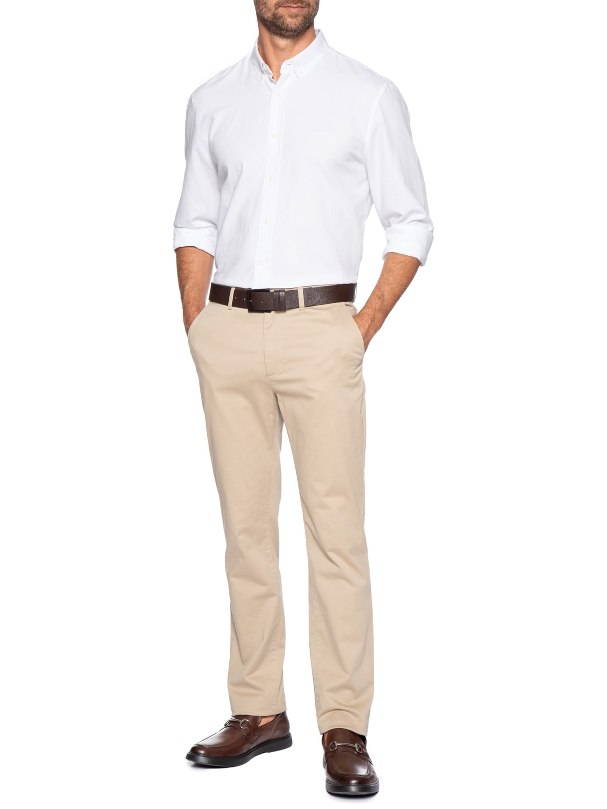 Sapato Masculino Mocassim Couro Bridão – Marrom Sergio K