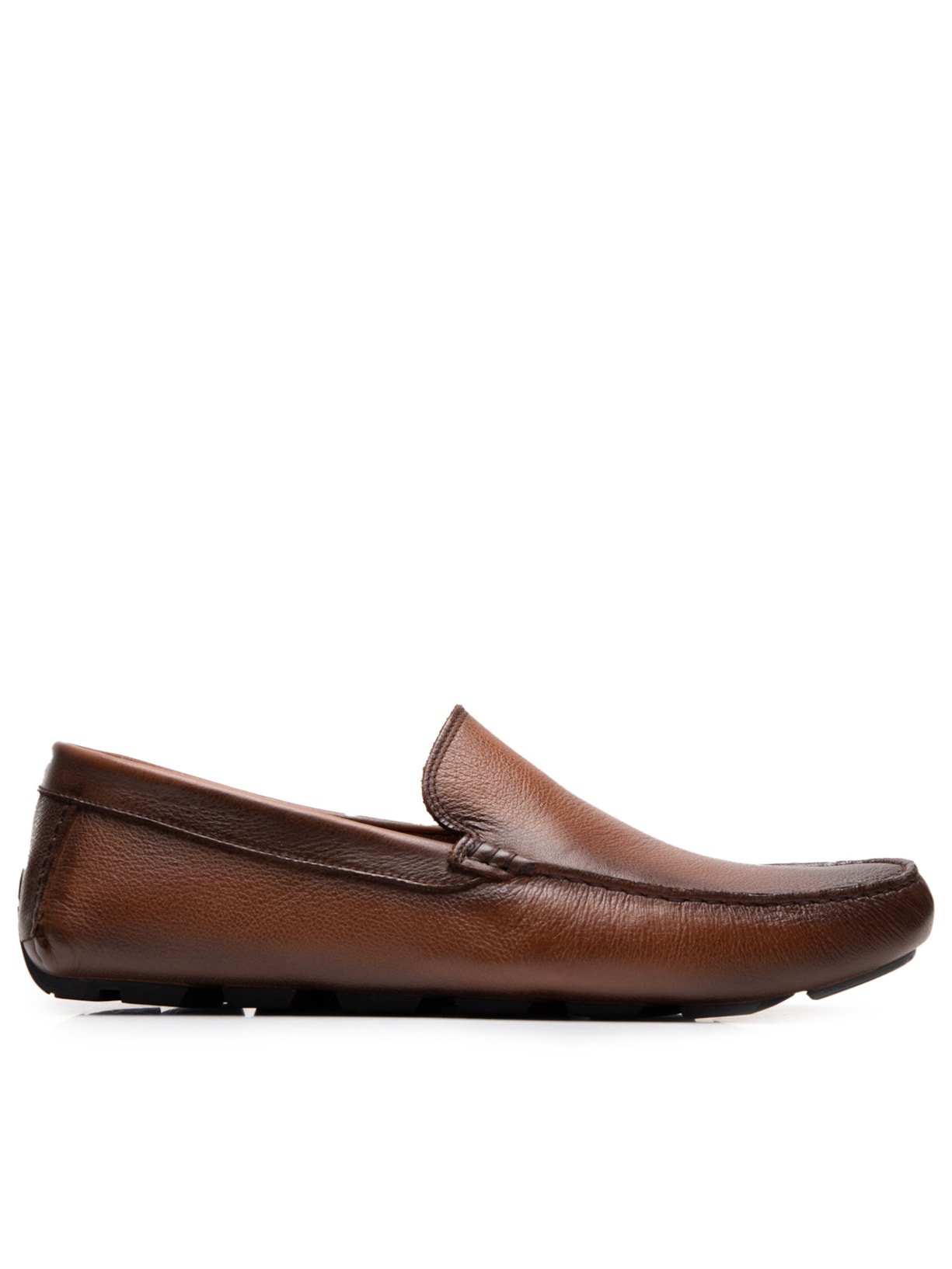Sapato Masculino Mocassim Couro - Marrom