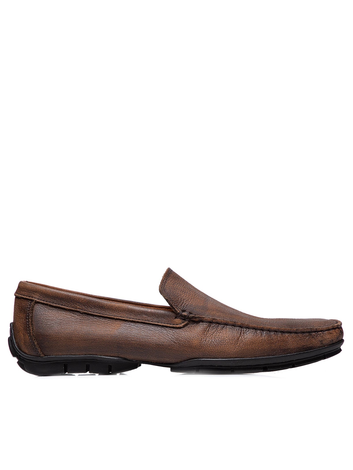 Sapato Masculino Mocassim Couro - Marrom