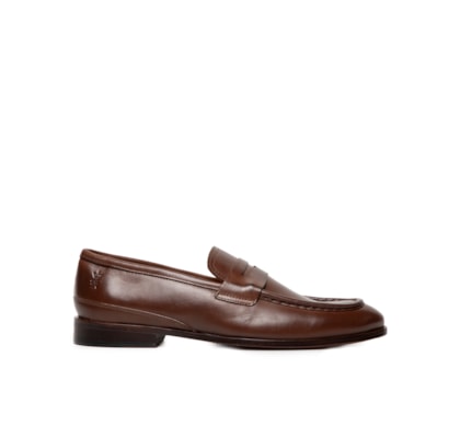 Sapato Masculino Mocassim Couro Mônaco - Marrom