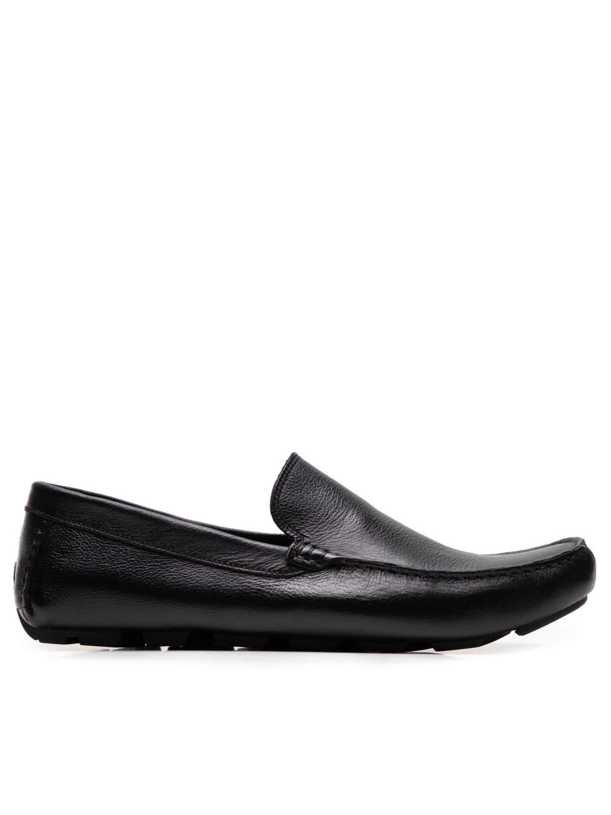 Sapato Masculino Mocassim Couro - Preto